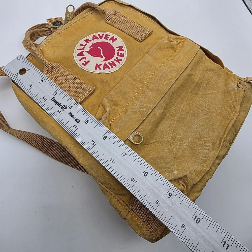 Fjallraven Kanken Mini Backpack Yellow Mustard Ochre Small Classic Bag Tote